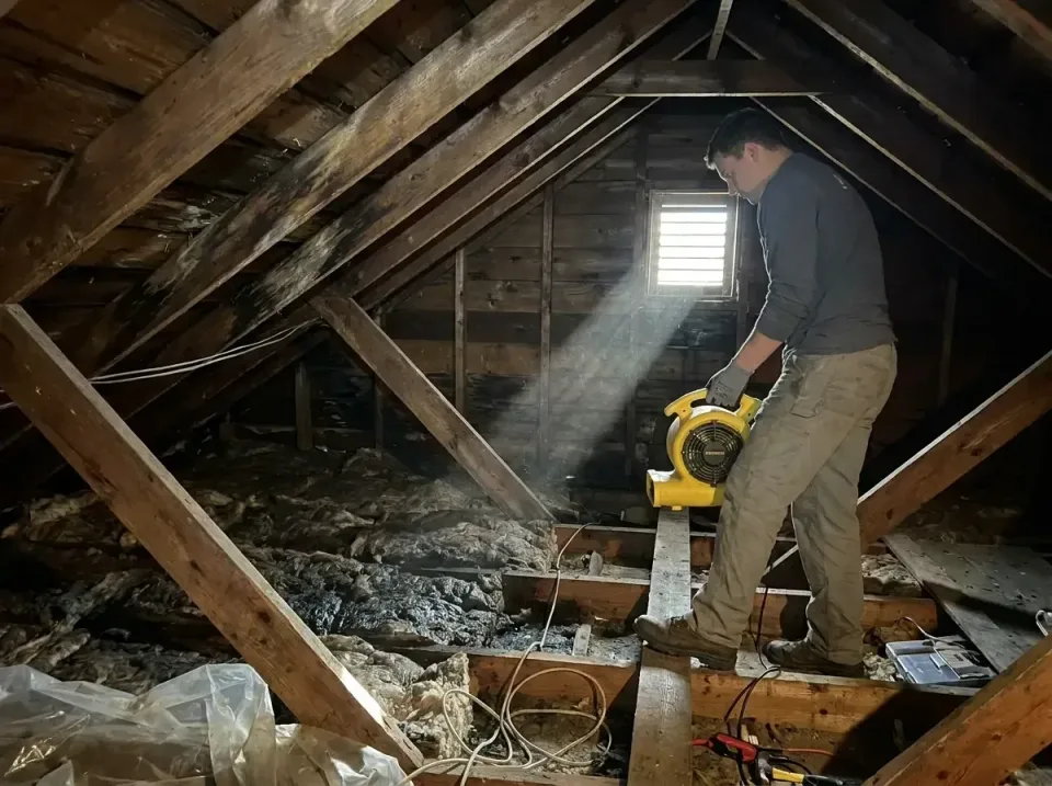 attic-water-damage-drying-proc-007 — frequently asked questions, Emergency Water Extraction & 24/7 Flood Response in Lakelan…